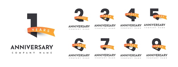 10 20 30 a 100 años Diseño de plantilla de aniversario