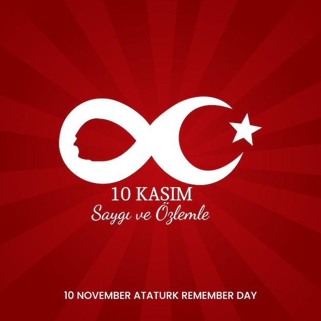 10 de noviembre Día conmemorativo de Ataturk en Turquía