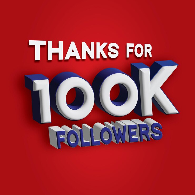 100.000 seguidores y suscriptores