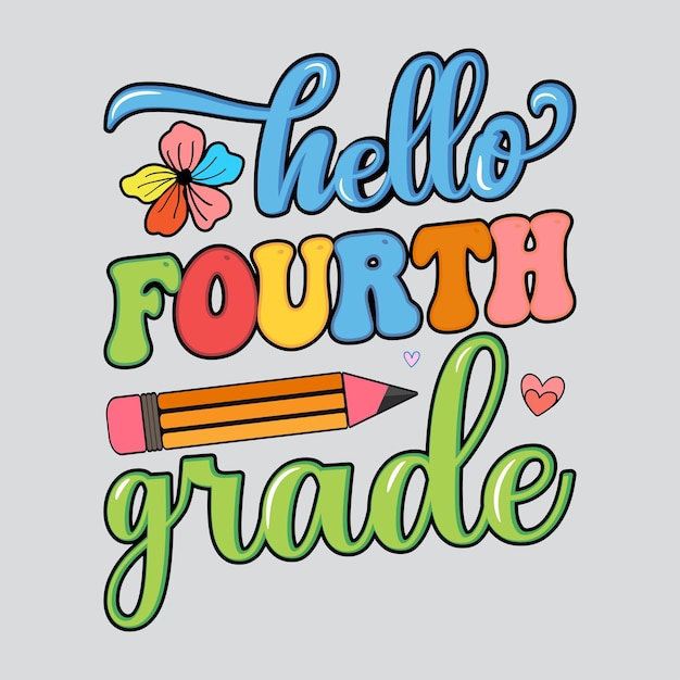 100º día de escuela diseño de camisetas coloridas, camiseta de jardín de infantes.