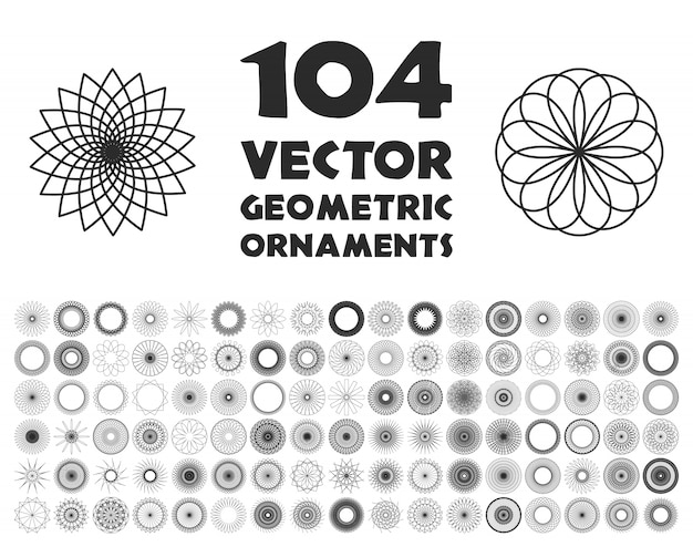 104 ornamentos geométricos