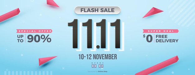 11 11 Venta flash con envío gratuito y oferta especial