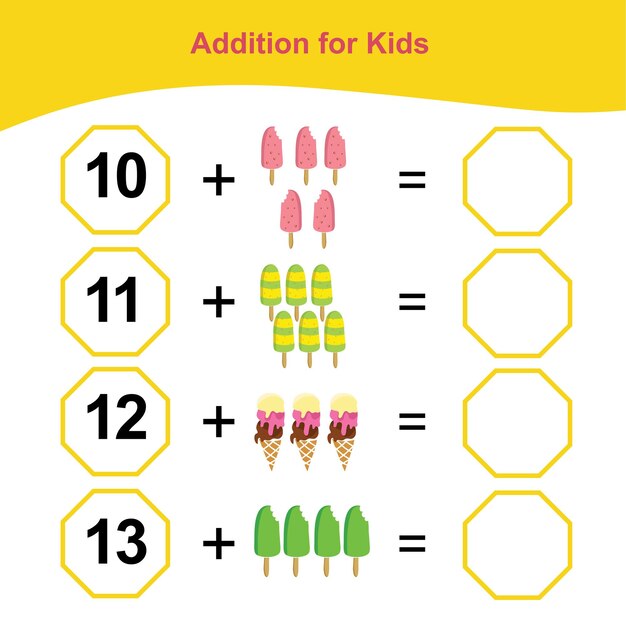 115 Adición para niños