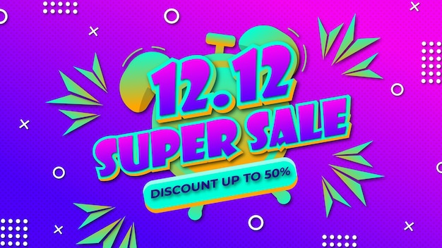 12.12 diseño de fondo de super venta