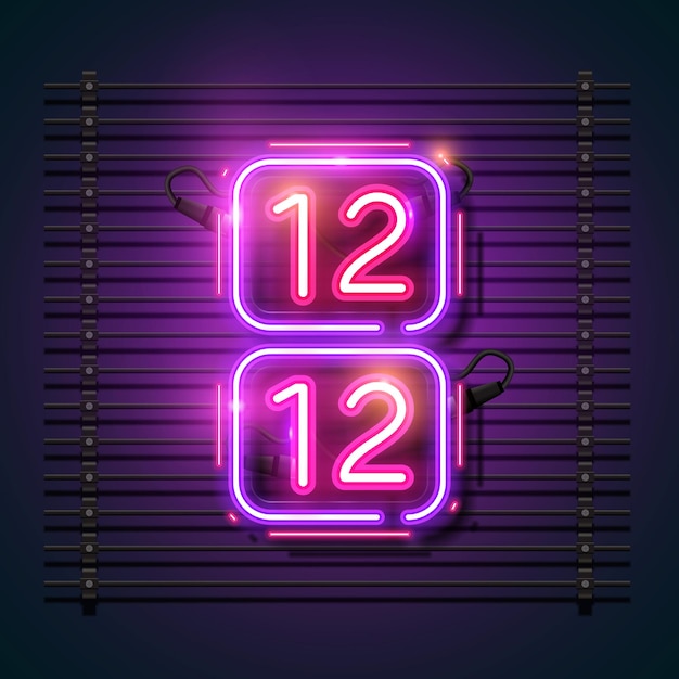 12.12 para el fondo de banner de venta de día de compras. Ilustración vectorial.