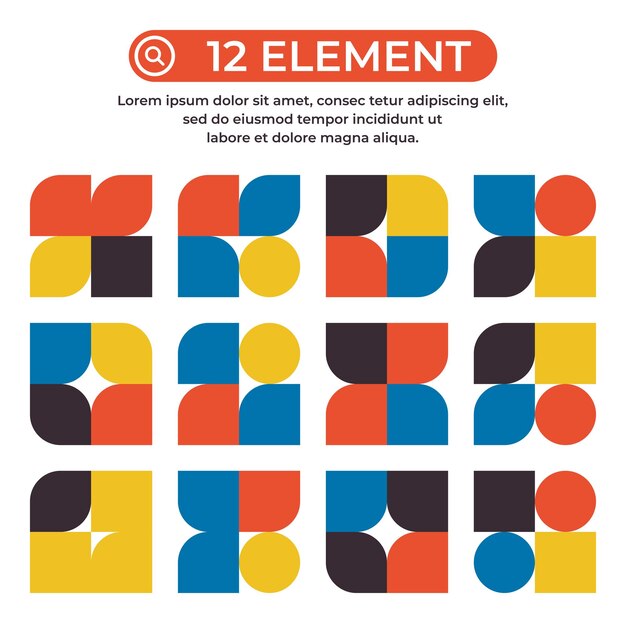 12 elementos para las herramientas de diseño