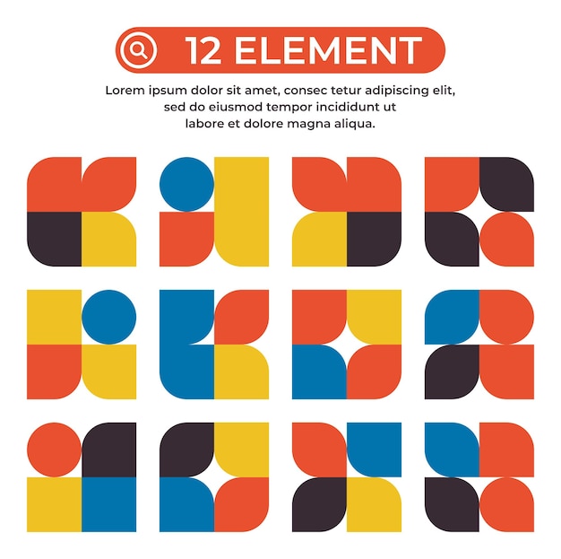 12 elementos para las herramientas de diseño