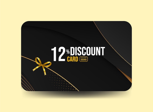 12 Tarjetas de regalo con descuento
