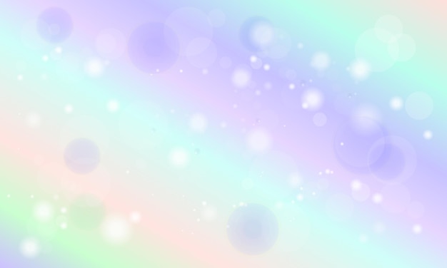 12 Vector abstracto bokeh de fondo con gradiente pastel