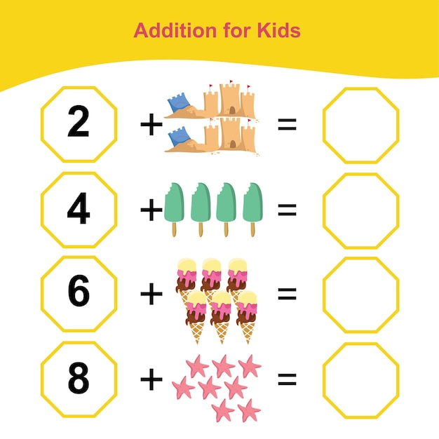 120 Adición para Niños