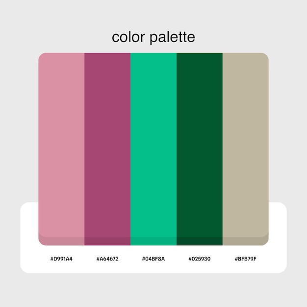 121153 HEX inspiración del tema de color azul colorido verde púrpura gris acuático