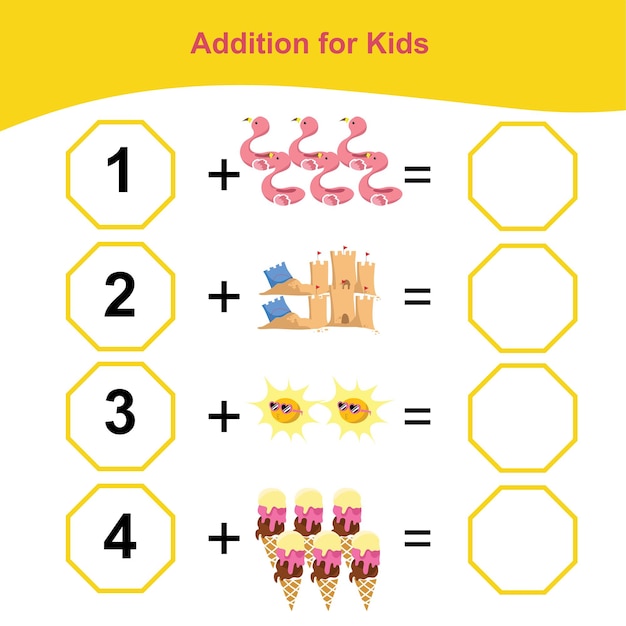 122 Adición para niños