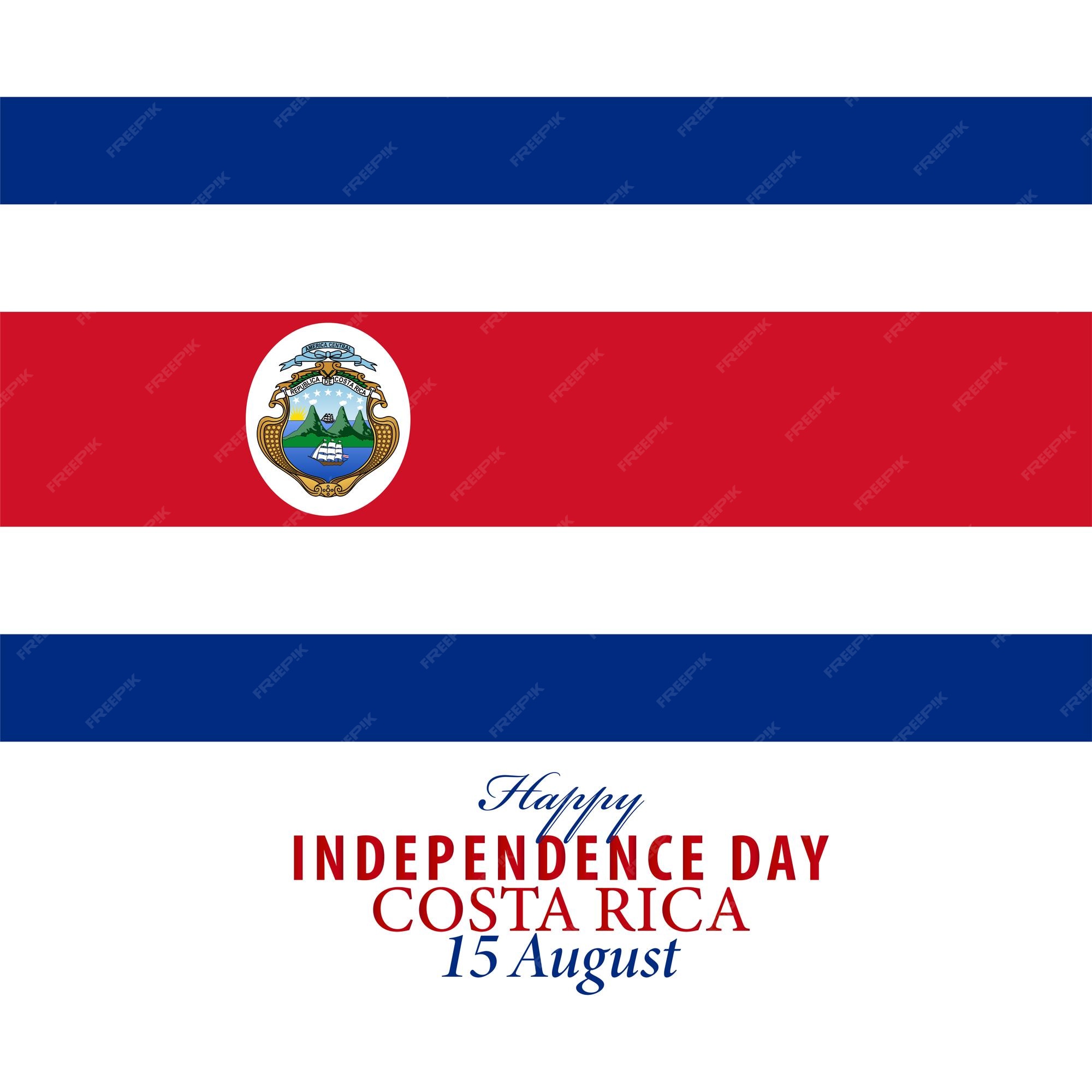 15 de septiembre, costa rica, feliz día de la independencia. feliz día de la independencia de