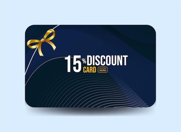 15 Tarjetas de regalo con descuento