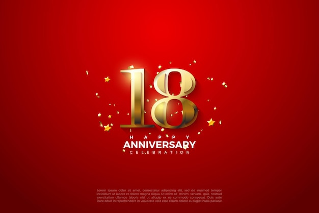 18 aniversario con un concepto de lujo.