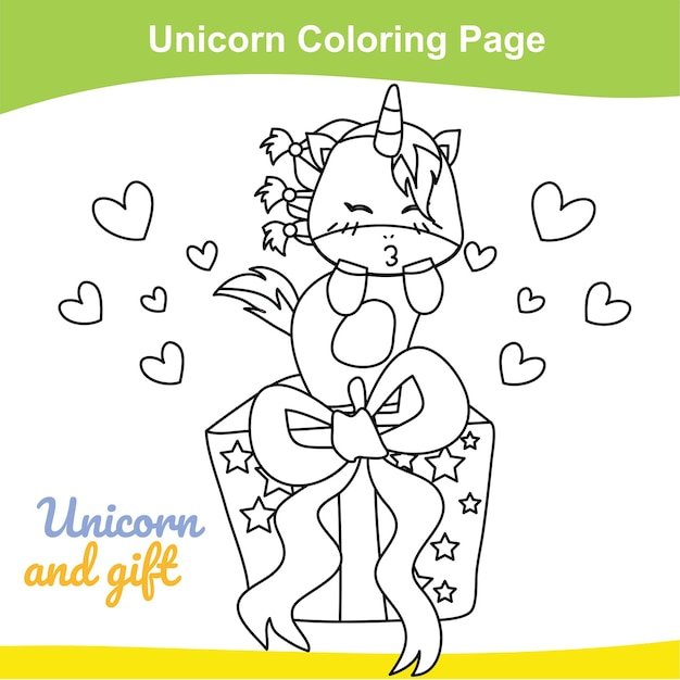 18 unicornio página para colorear