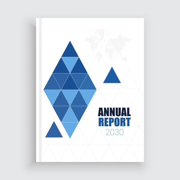 197 plantilla de diseño de informe anual profesional para el éxito