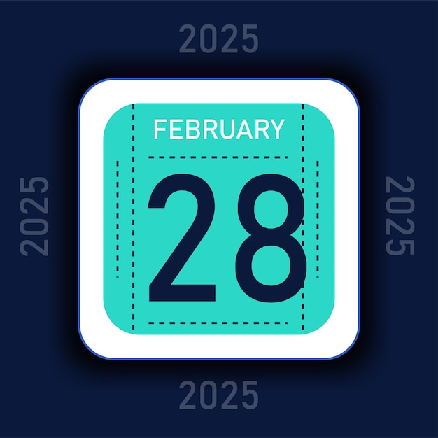 2 Calendario del mes de febrero de 2025