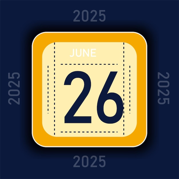 2 Calendario del mes de junio de 2025