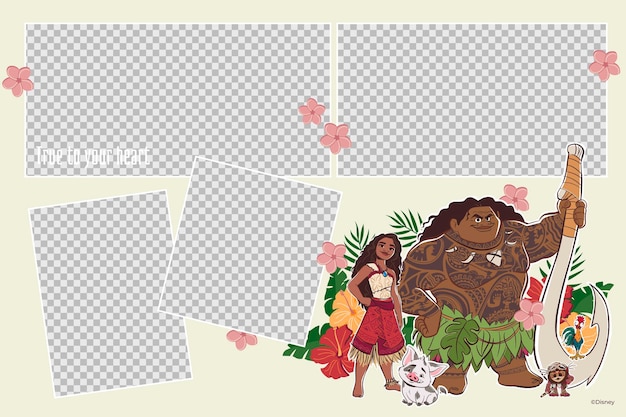 2 Collaje de fotos de Moana