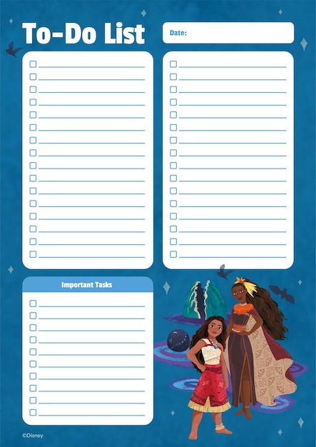 2 Lista de cosas por hacer de Moana