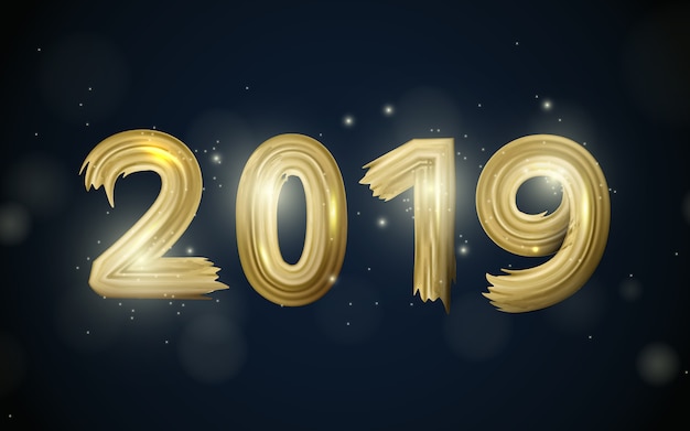 2019 feliz año nuevo fondo
