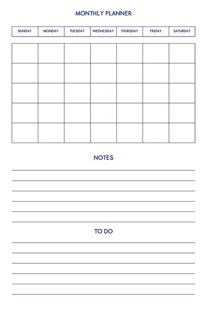 2022 2023 2024 2025 calendario diario semanal mensual planificador personal plantilla de diario en estilo estricto clásico horario individual en diseño comercial mínimo restringido La semana comienza el domingo