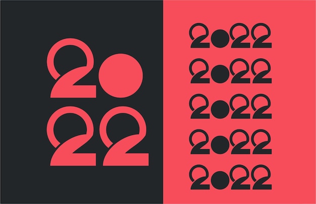 2022 Sign Vector Diseño Logotipo