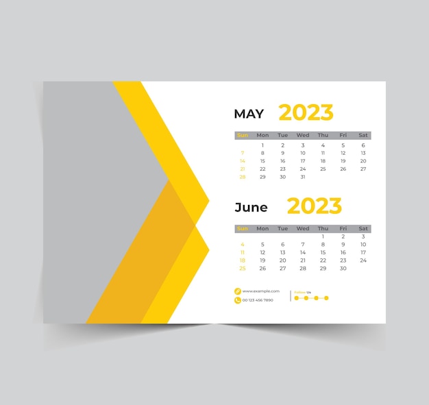 2023 calendario feliz año nuevo diseño