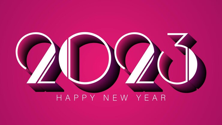Vector 2023 feliz año nuevo diseño de texto de logotipo 2023 plantilla de diseño de número ilustración vectorial, logotipo de 2023