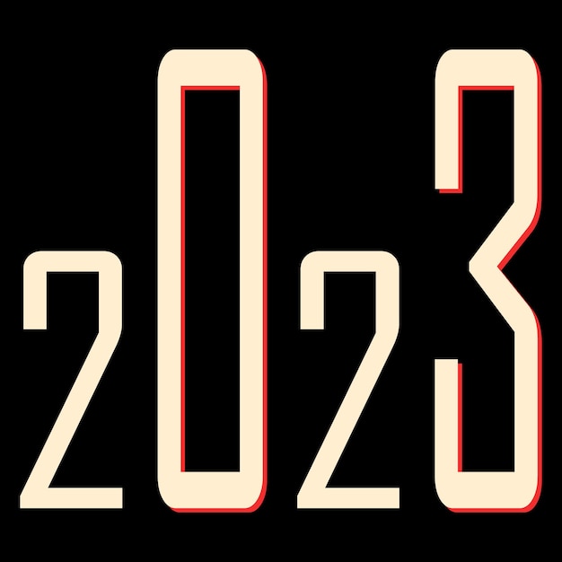 2023 tipografía camisetas