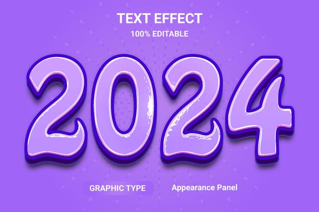 2024 efectos de texto