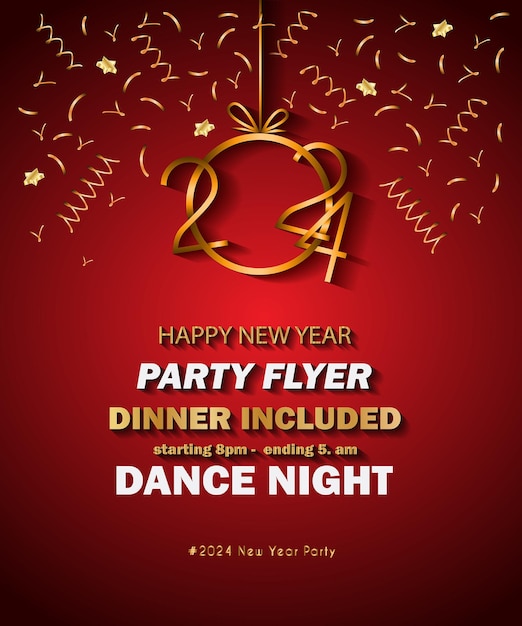 2024 Feliz año nuevo fondo para tus invitaciones de temporada carteles festivos tarjetas de felicitación