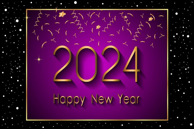 2024 Feliz año nuevo fondo para tus invitaciones de temporada carteles festivos tarjetas de felicitación