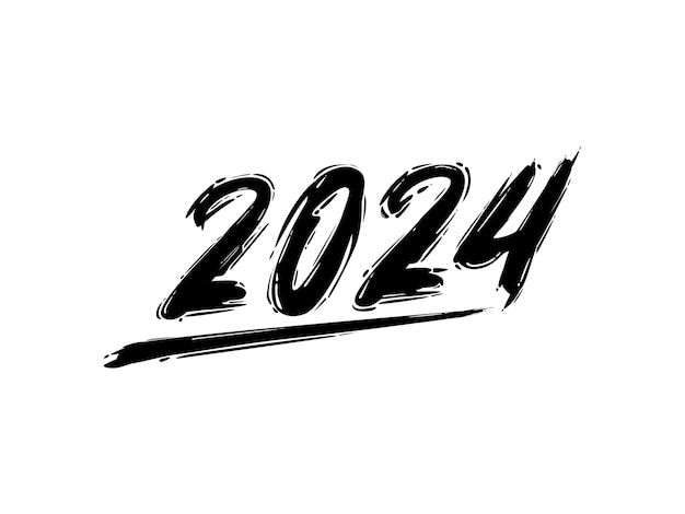 2024 Ilustración artística plana sencilla, memorable y llamativa