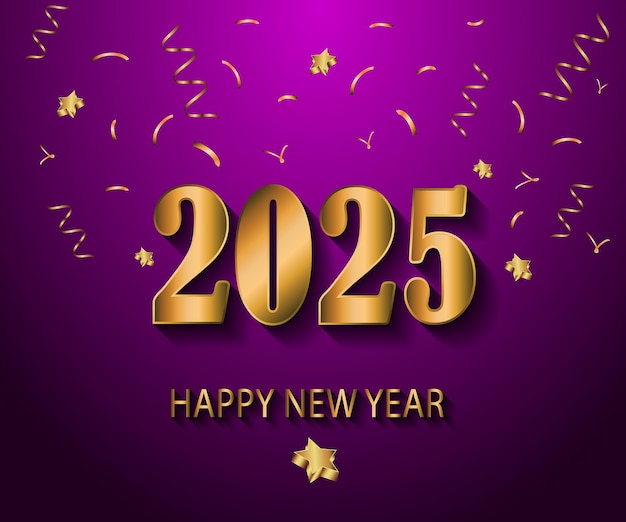 2025 Feliz año nuevo fondo para sus invitaciones de temporada carteles festivos tarjetas de felicitaciones