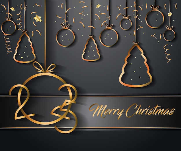 2025 Feliz fondo de Navidad para sus invitaciones de temporada carteles de festivales tarjetas de felicitaciones