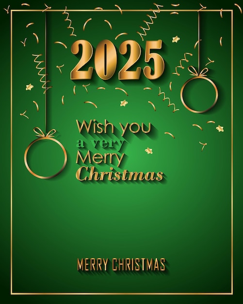 2025 Feliz fondo de Navidad para sus invitaciones de temporada carteles de festivales tarjetas de felicitaciones