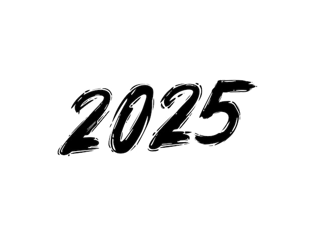 2025 Ilustración artística plana sencilla, memorable y llamativa