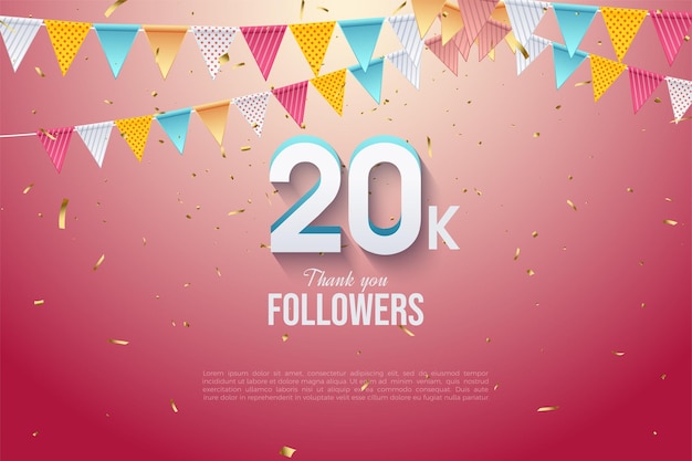 20k seguidores con tintes románticos.