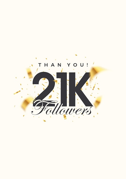 21.000 seguidores numeran carteles que saludan pancartas para publicaciones en redes sociales