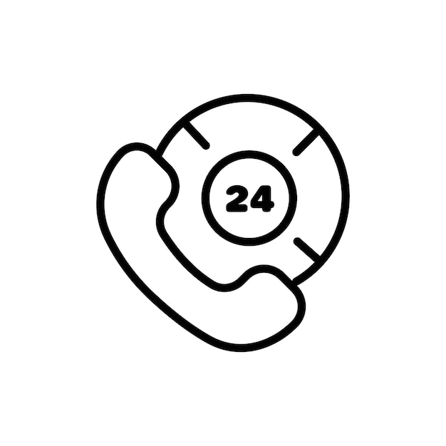 24 Icono de los servicios de llamadas de emergencia