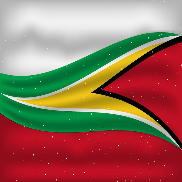 26 de mayo diseño de la bandera del día de la independencia de guyana