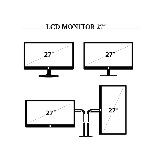 27 diseño de LCD sencillo