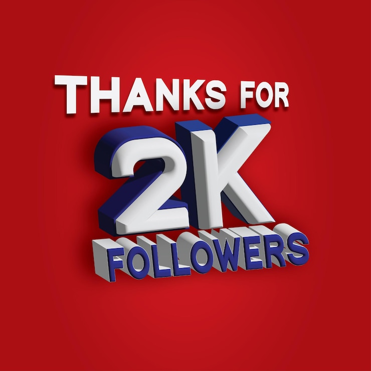 2k seguidores suscriptores
