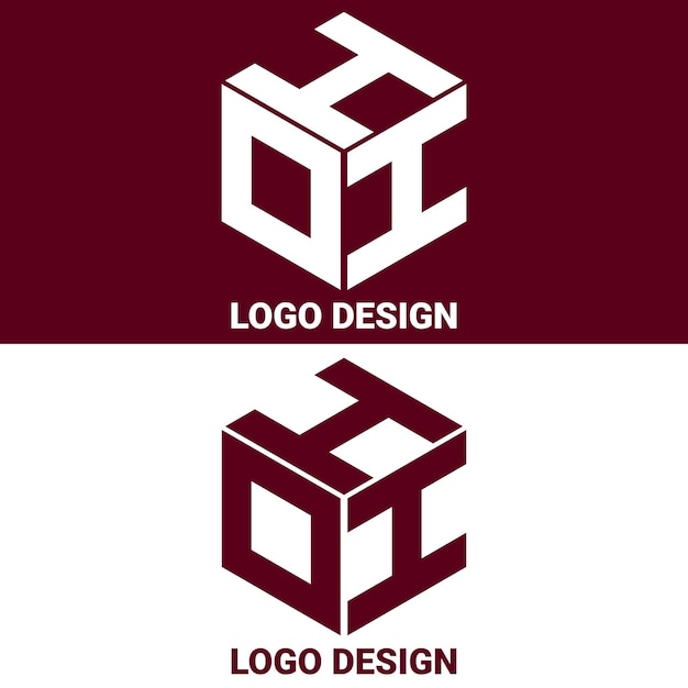3 Logotipo basado en cuadrícula alfabética