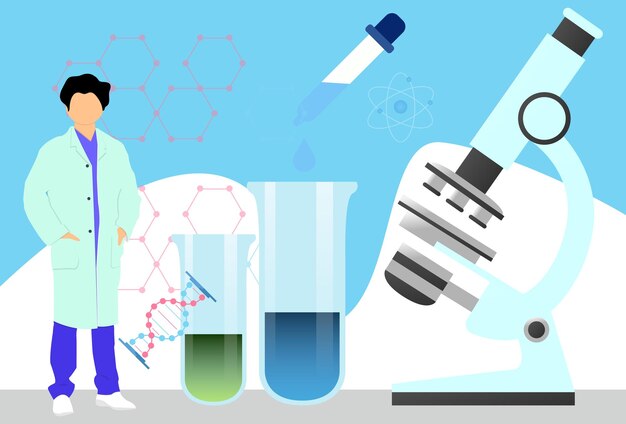 3263 Ilustración del concepto de biotecnología