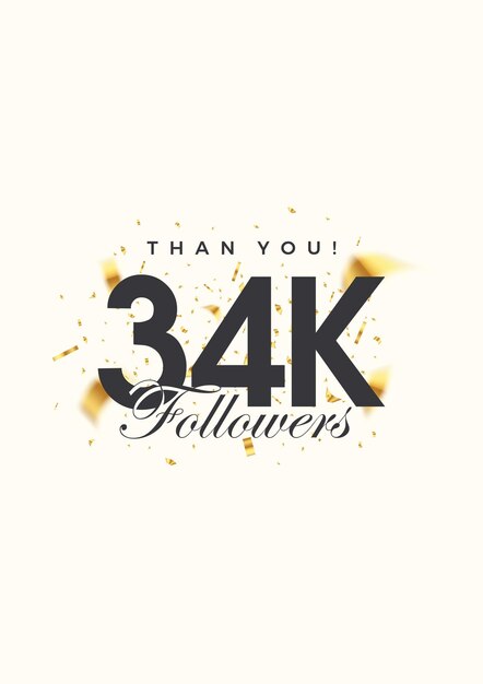 34.000 seguidores numeran carteles que saludan pancartas para publicaciones en redes sociales