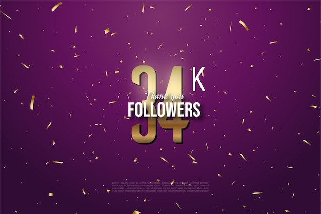34k seguidores con números en medio del discurso.