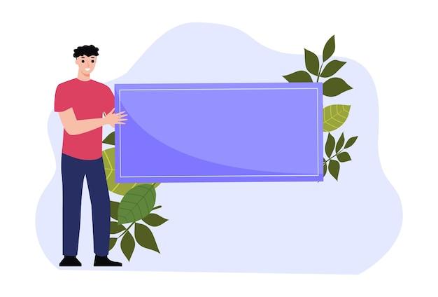 3667 Ilustración del concepto de banner